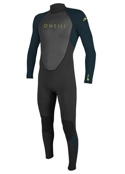 O'Neill Youth Reactor-2 3/2mm Back Zip Full Wetsuit - Black/Slate